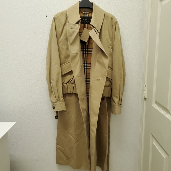 Burberry Jackets & Blazers - Burberry Layered Bomber & Trench Twofer Ja…